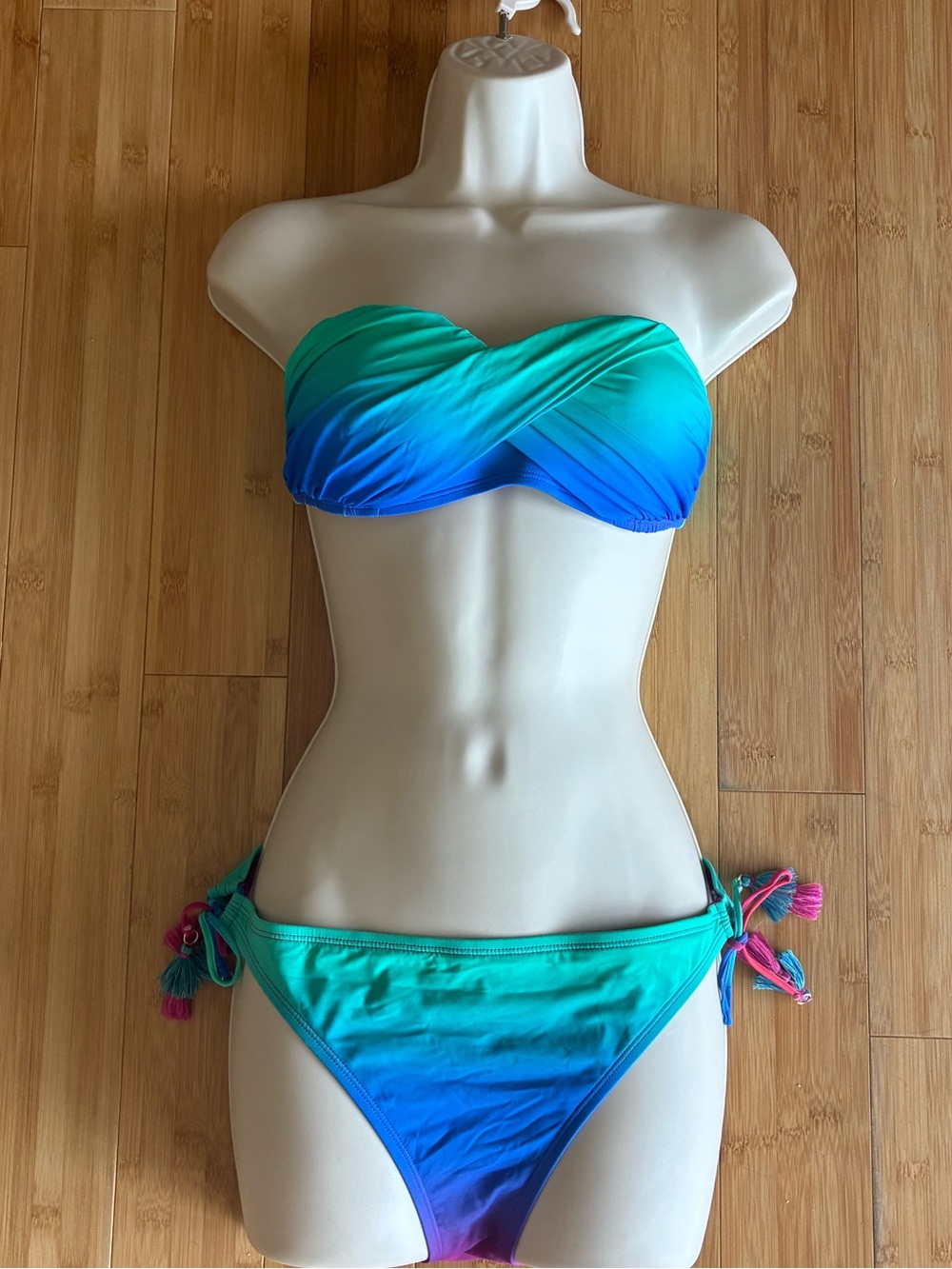 Bleu by Rod Beattie - Bandeau Bikini Set + Bandeau Top Ombré